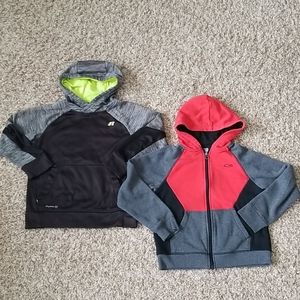 Lot of 2 C9 & Russell Hooded Sweatshirts/Jackets